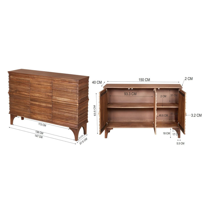 Dressoir Santos 3 deuren Kare Design