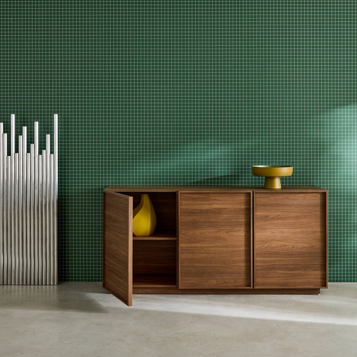 sweeek - Dressoir houtlook 3 deuren 160cm