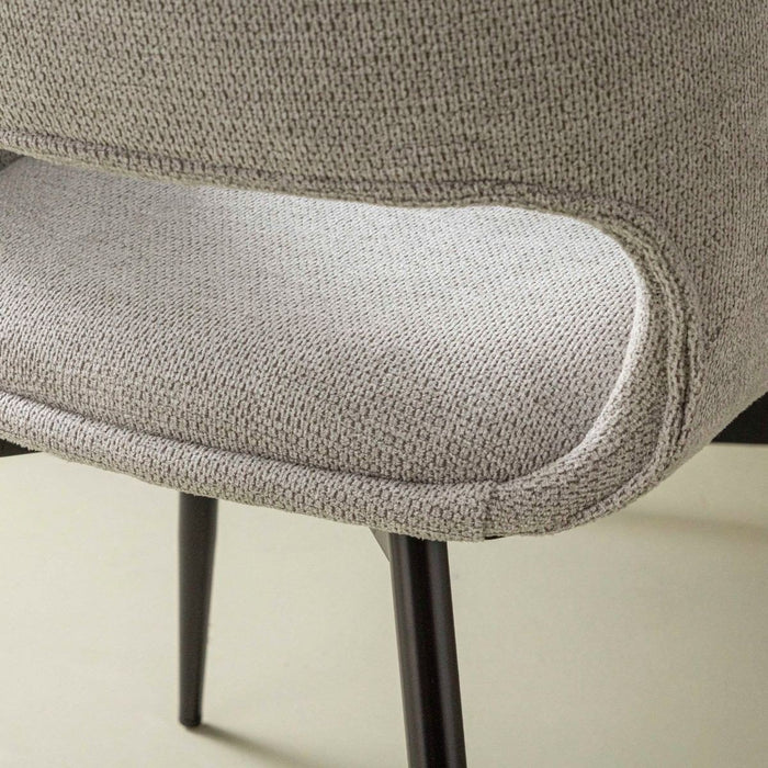 Signature - Eetkamerstoelen Elodie - Set van 6 - Lichtgrijs