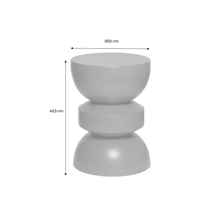 sweeek - Bijzettafel, hoektafel, nachtkastje metaal