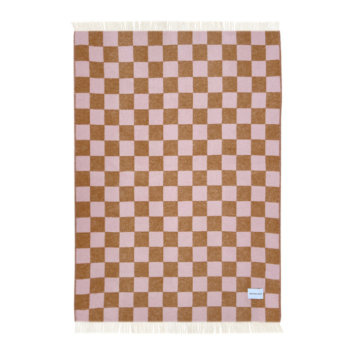Maison Deux Checkerboard Plaid - Terra / Roze