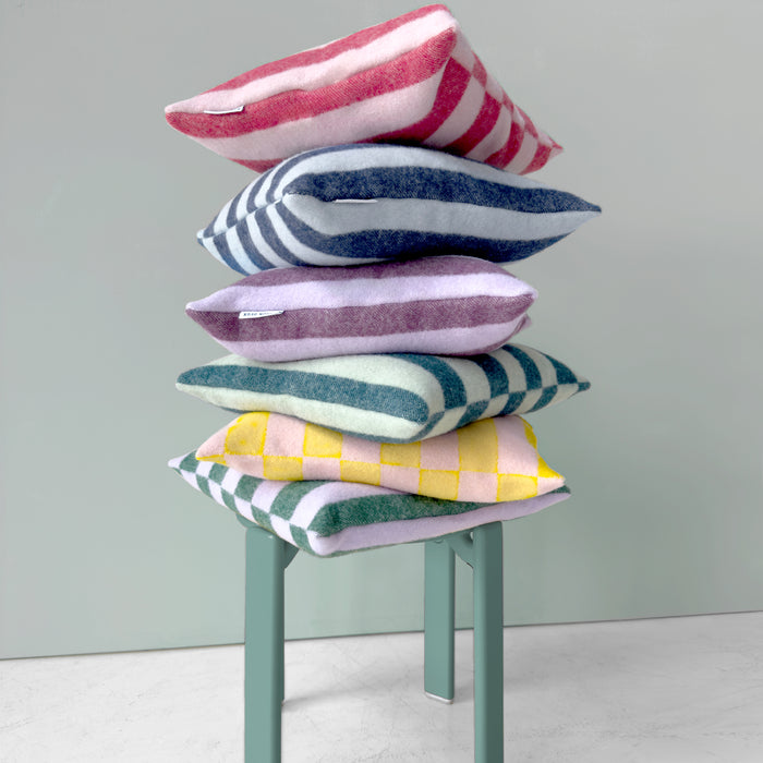 Maison Deux Candy Wrap Kussenhoes - Roze / Geel