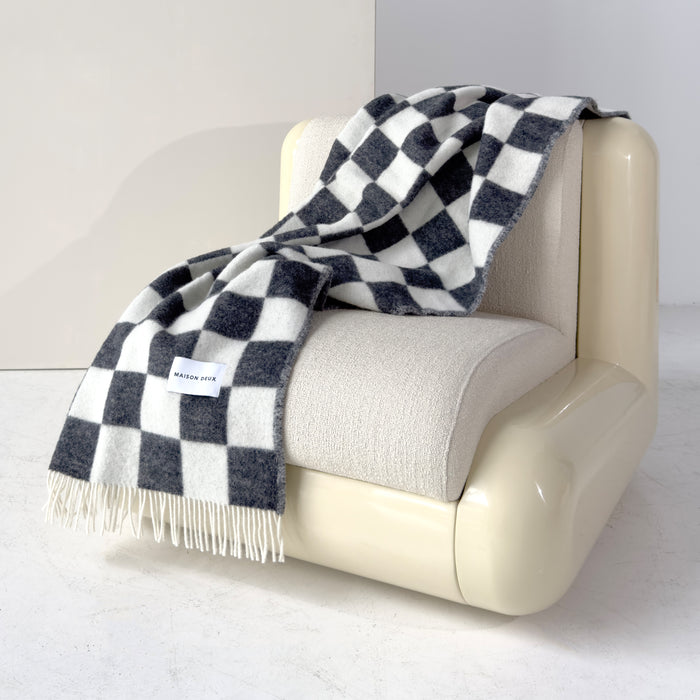 Maison Deux Checkerboard Plaid - Zwart / Wit