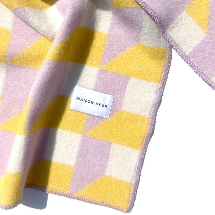 Maison Deux Cubics Plaid - Lila Zon