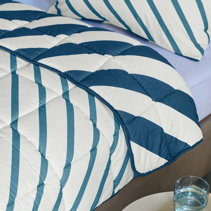 Ambiante Wasbaar Dekbed 140 x 200 cm - Mares Blue