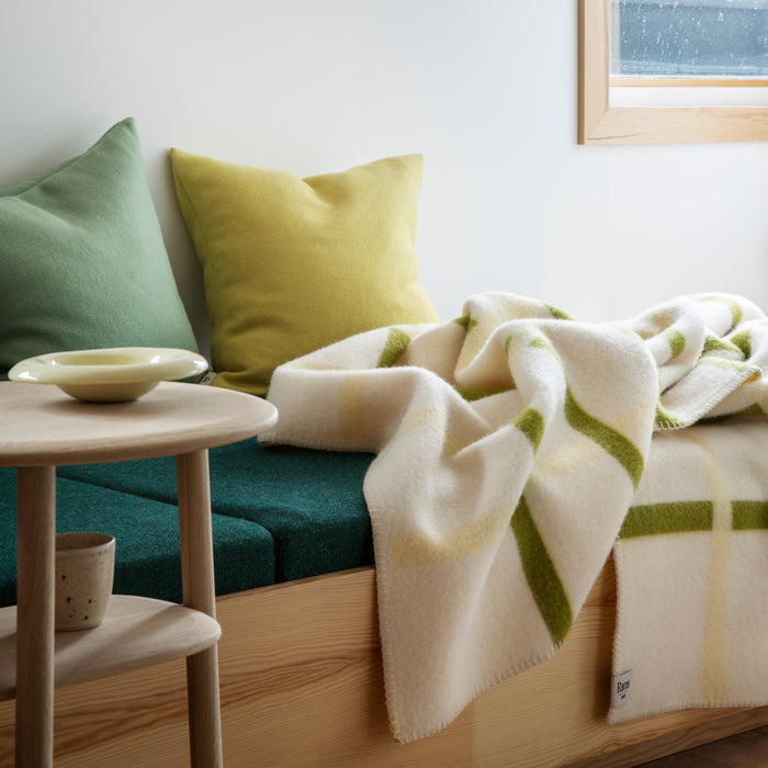 Røros Tweed Knut Plaid - Lime