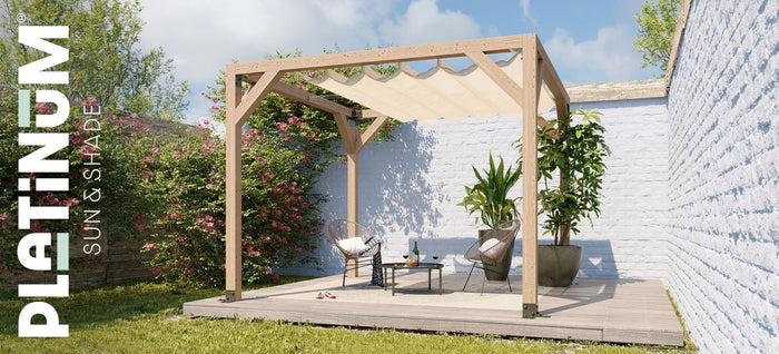 Platinum Sun & Shade Harmonica Schaduwdoek - B290xL300 cm - Greige -
