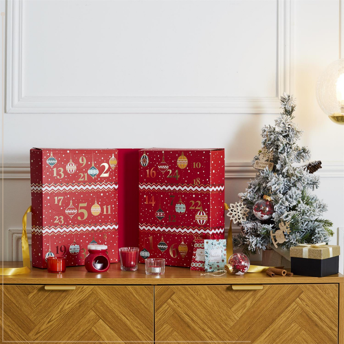 MISOU Adventskalender Advent Kalender December Kaarsen 24 Geurkaars...