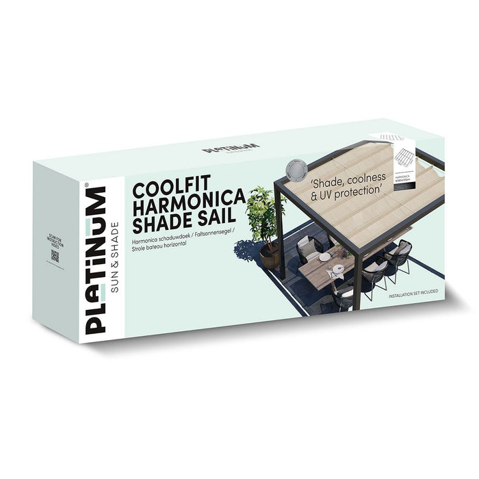 Platinum harmonicadoek Coolfit L500 x B290 cm - Zandkleurige