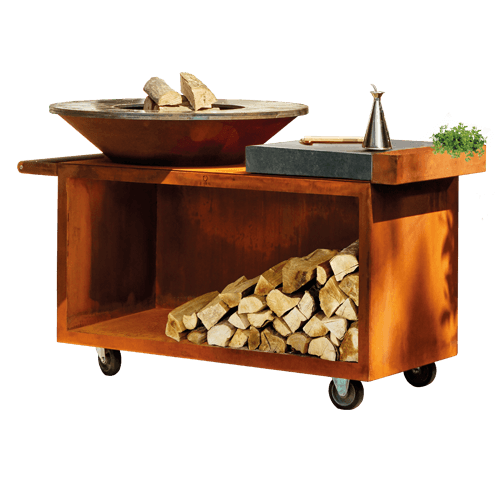 OFYR - OFYR 100 Island Corten PRO – Teak Hout