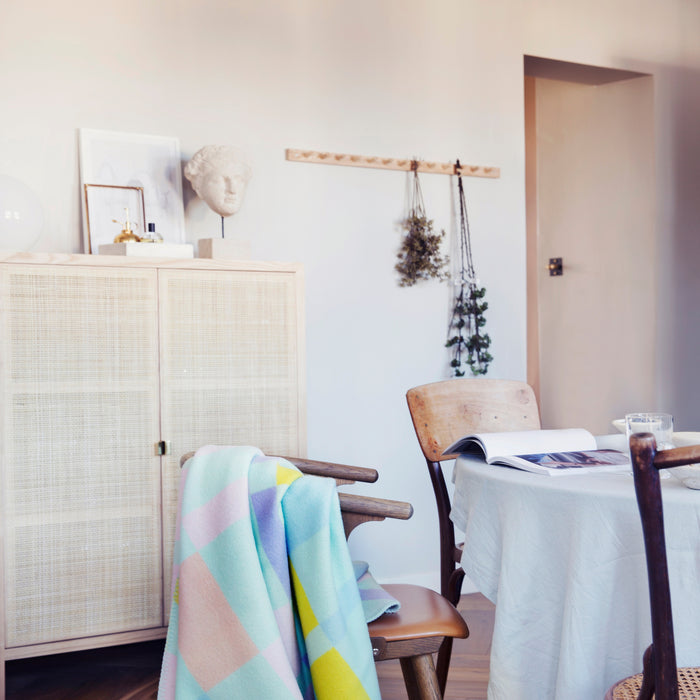 Røros Tweed City Plaid 135 x 200 cm - Pastel