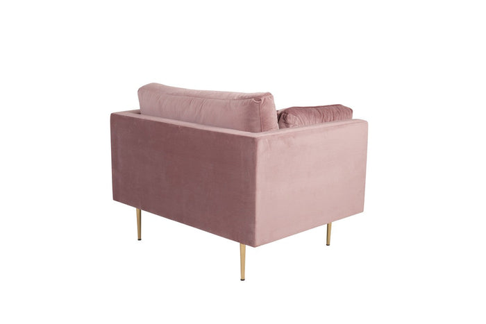 Renzo Fauteuil - Roze Velours