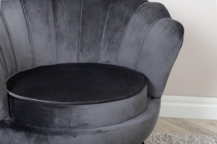 Ilora Fauteuil - Grijs Velours