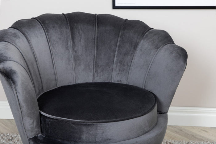 Ilora Fauteuil - Grijs Velours