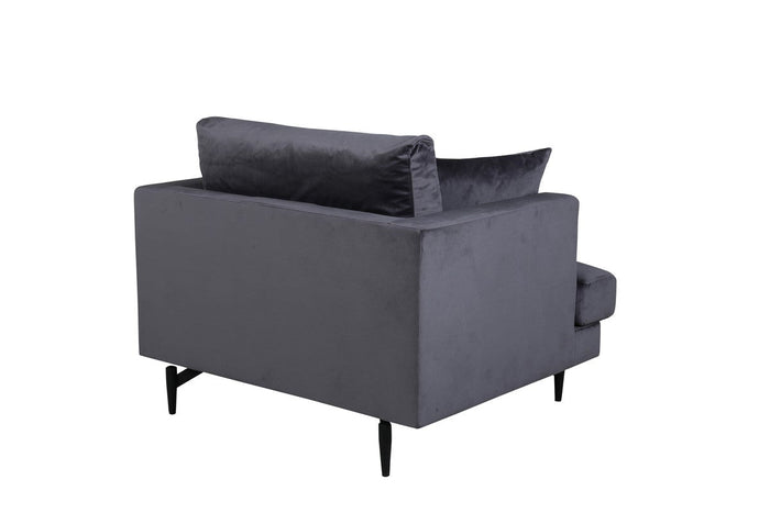 Matis Fauteuil - Grijs Velours