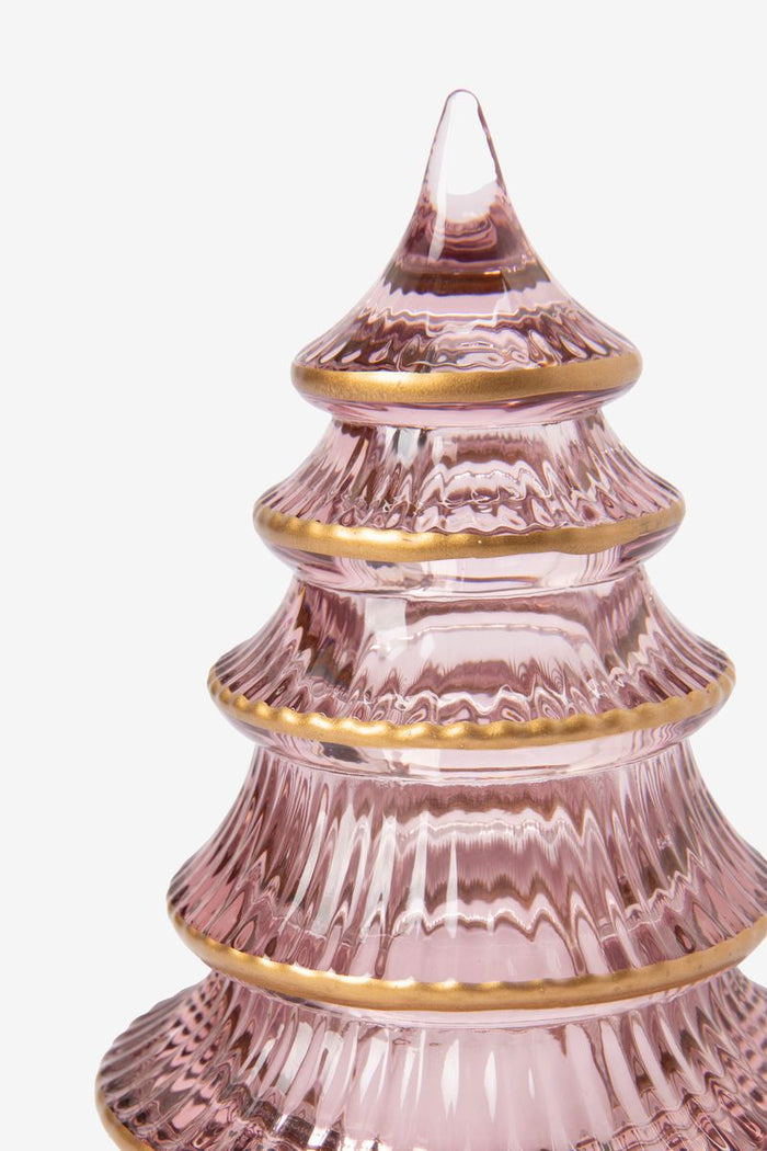 Sissy-Boy Paarse glazen kerstboom small