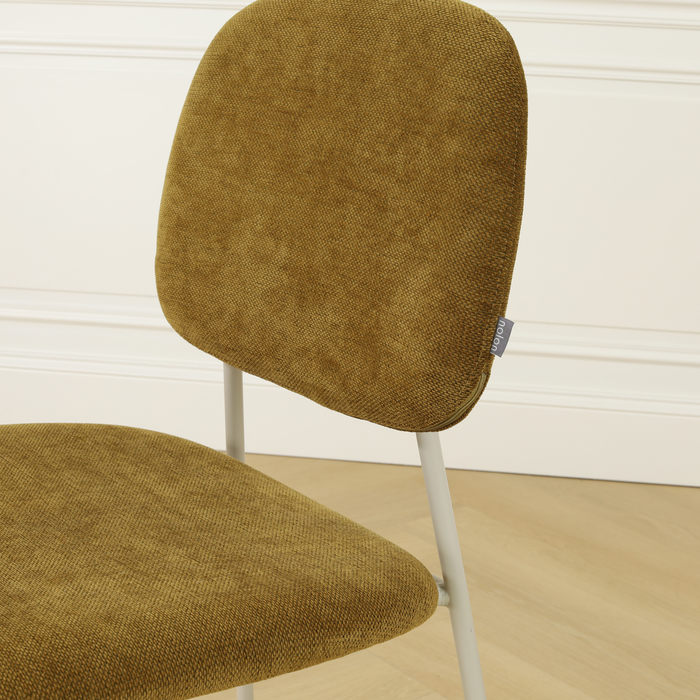 Nolon Jasmijn eetkamerstoel Mosgroen - Grijsbeige