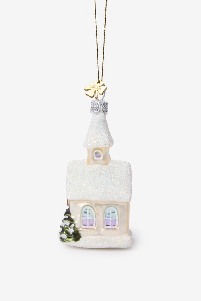 Sissy-Boy Kerstornament kerk