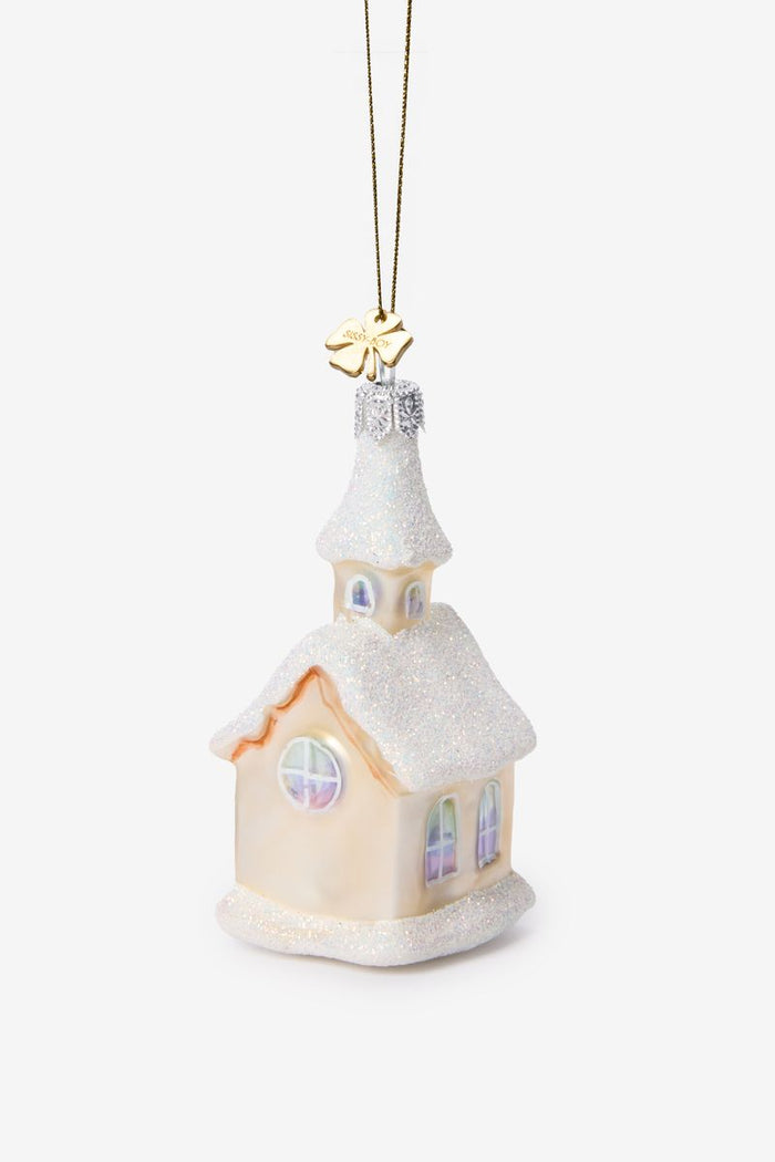 Sissy-Boy Kerstornament kerk