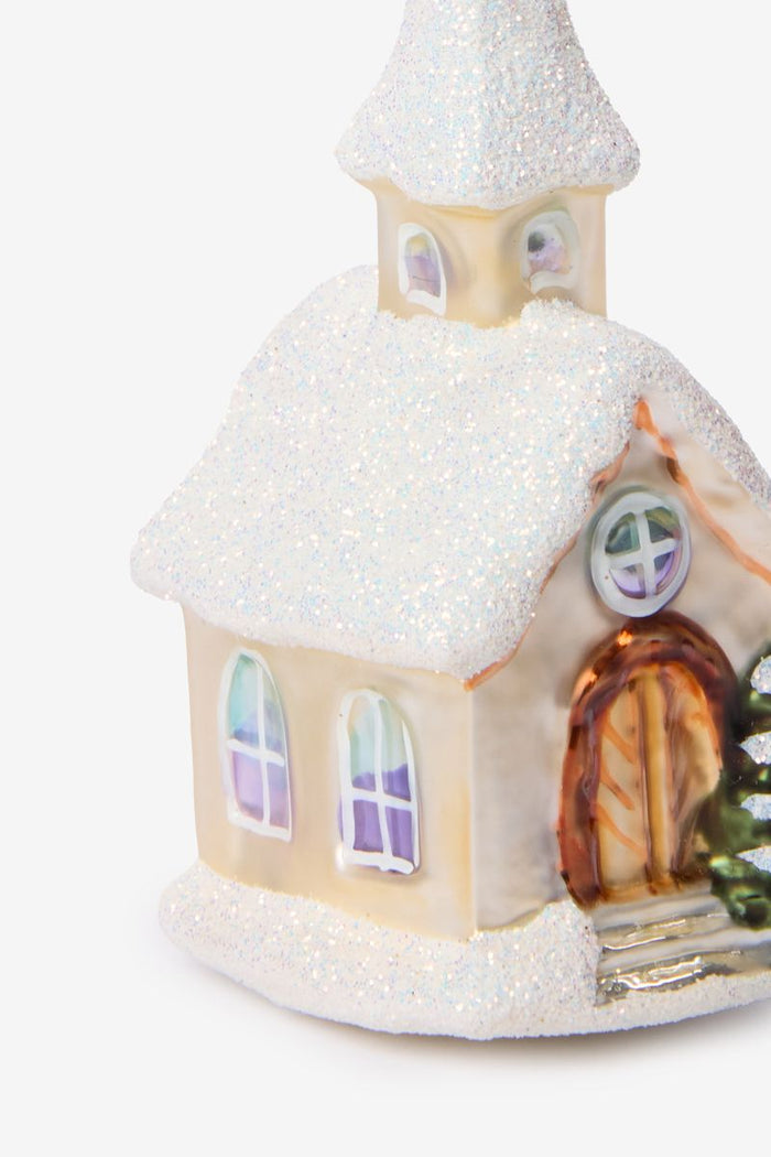 Sissy-Boy Kerstornament kerk