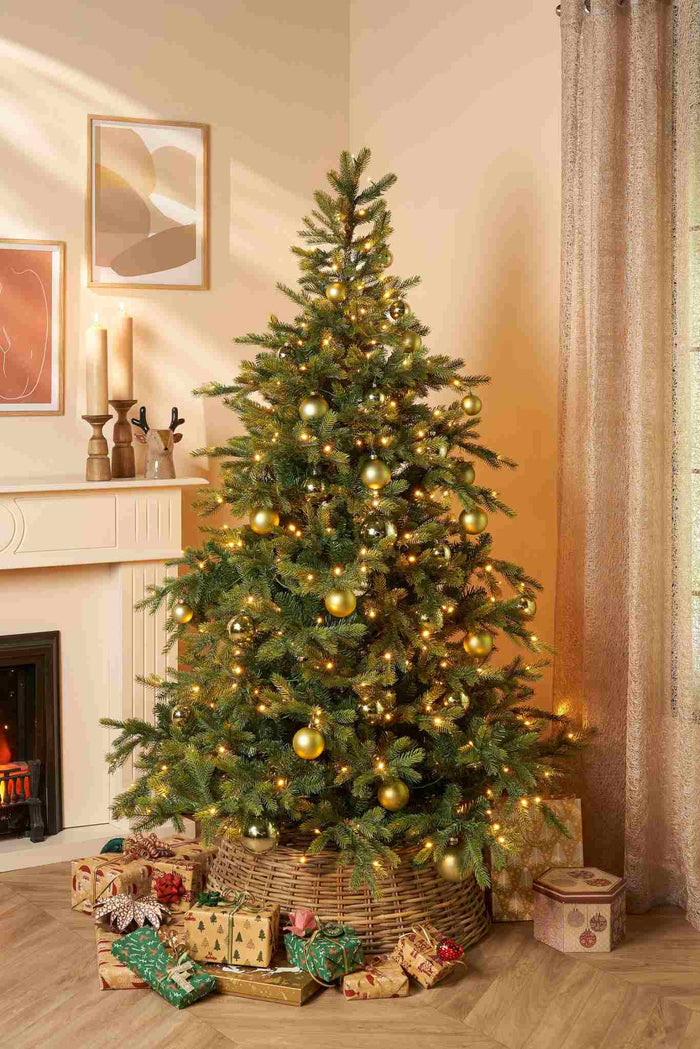 Black Box Kunstkerstboom Grimshaw - 162x162x230 cm - LED lampjes - Groen