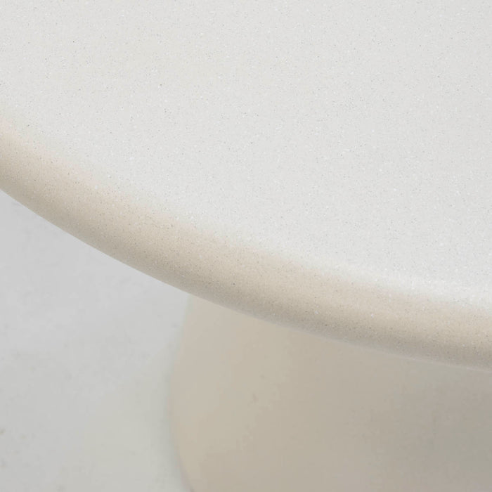 DÉJA Living - Eettafel Rond - Beige Eco Composiet - 80cm - Brunn