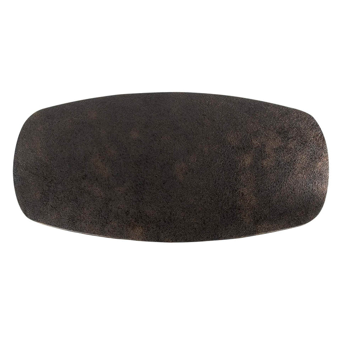 Giga Meubel - Eettafel Grijs Staal - 215x105x77cm - Metallic