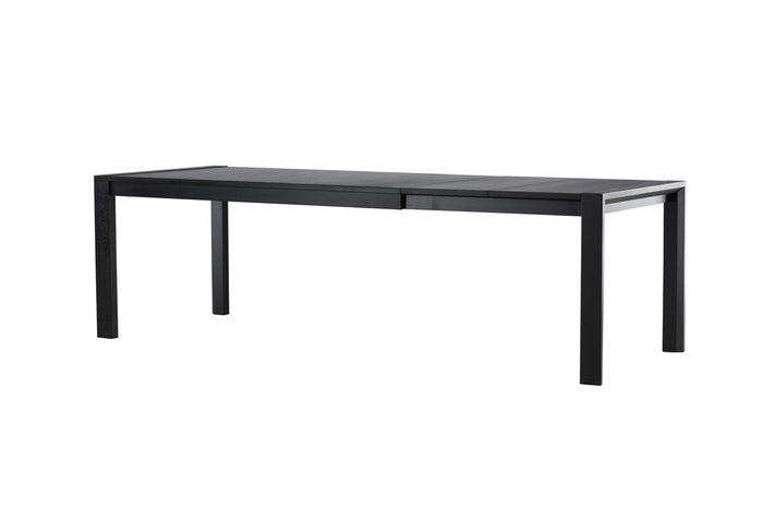 Fjôrd - Eettafel Uitschuifbaar - Zwart Hout - 170cm - Slider