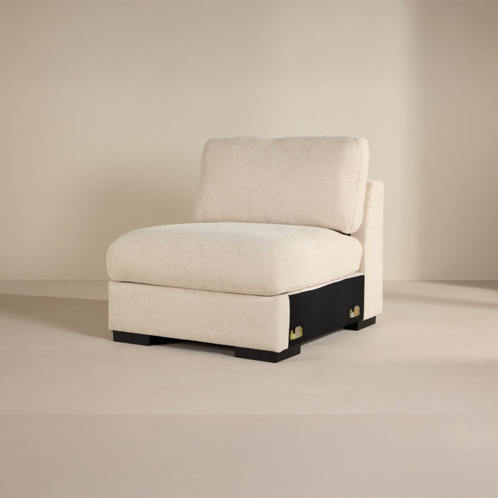 Fjôrd - Hoekbank Zonder Arm - Beige - 87x102x86cm - Salerno