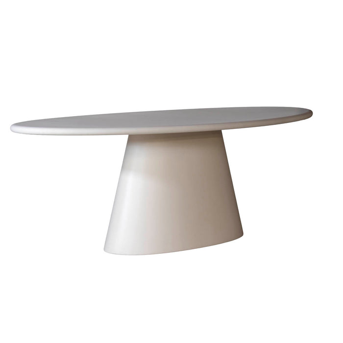 DÉJA Living - Eettafel Ovaal - Beige Eco Composiet - 240cm - Brunn