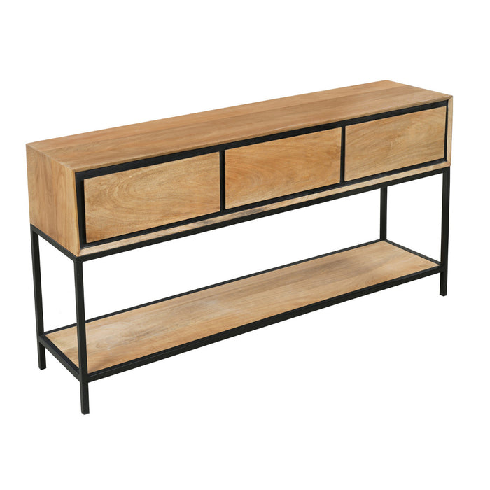 StarFurn - Sidetable Naturel Hout - 150x35x76cm - RichWood