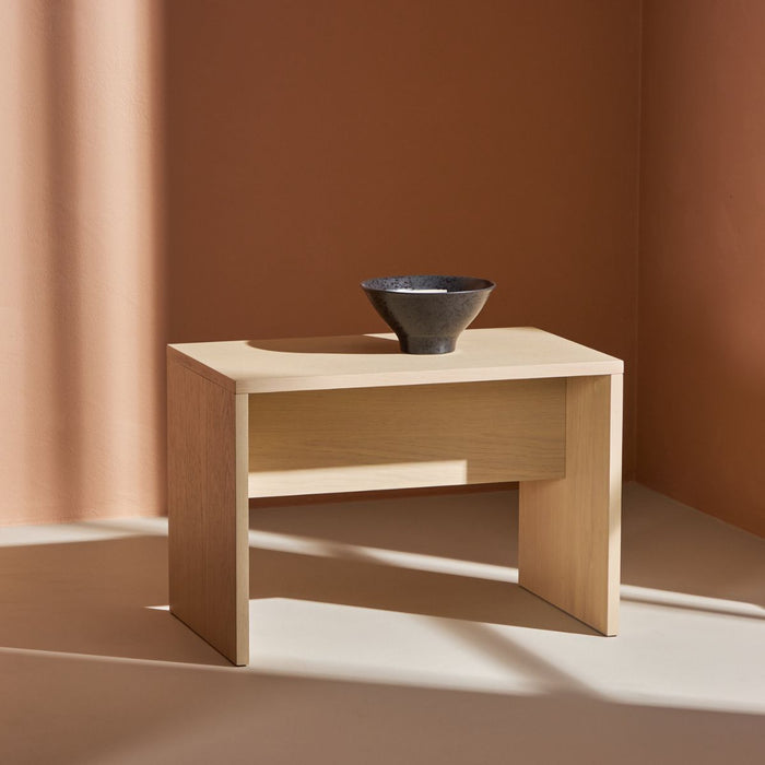 Fjôrd - Salontafel Rechthoek - Naturel MDF - 58cm - Juni