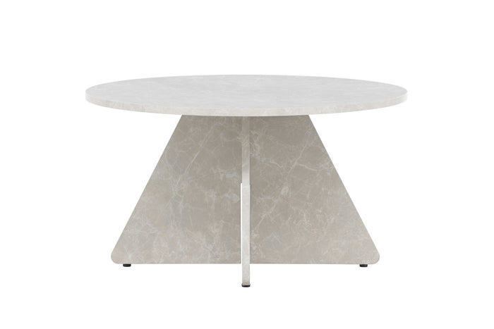 Fjôrd - Salontafel Rond - Beige MDF - 80x80x45cm - Bootcut