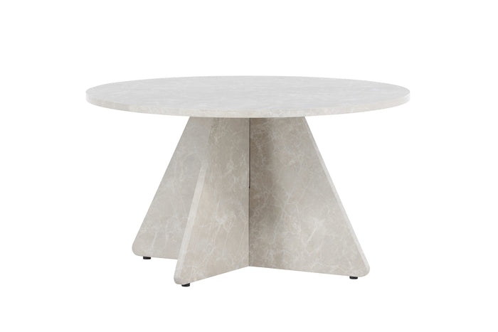 Fjôrd - Salontafel Rond - Beige MDF - 80x80x45cm - Bootcut