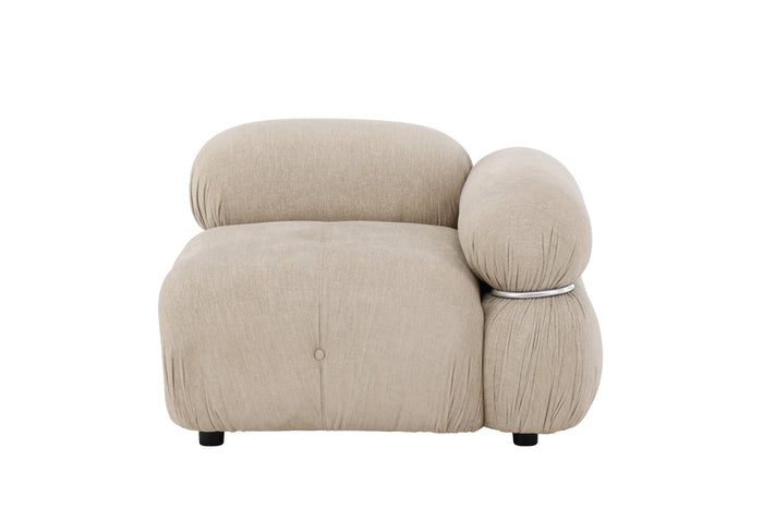 Fjôrd - Bank Module Hoek Links - Beige - 95cm - Mika