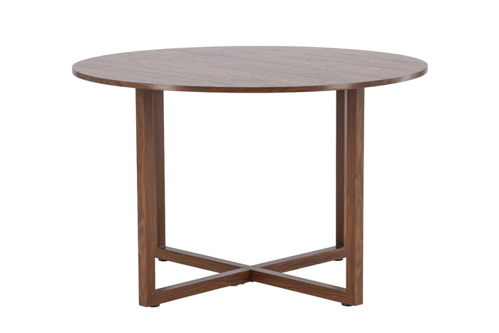 Fjôrd - Eettafel Rond - Walnoot - 120x120x75cm - Durango