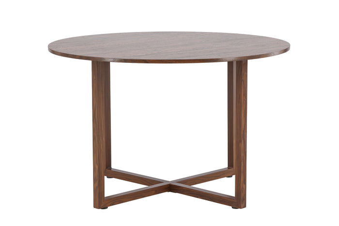 Fjôrd - Eettafel Rond - Walnoot - 120x120x75cm - Durango