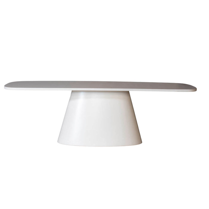 DÉJA Living - Eettafel Deens Ovaal - Beige Composiet - 300cm - Falun