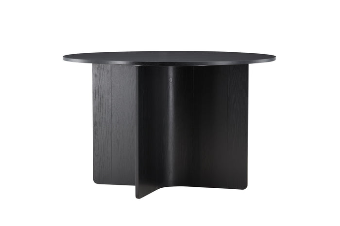 Fjôrd - Eettafel Rond - Zwart - 120x120x76cm - Tyresö