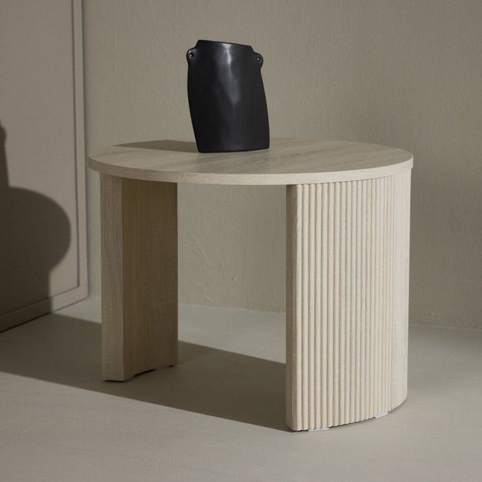 Fjôrd - Salontafel Rond - Naturel MDF - 60x60x45cm - Bristol