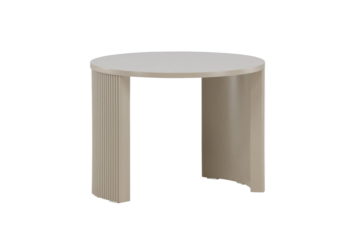 Fjôrd - Salontafel Rond - Beige MDF - 60x60x45cm - Bristol