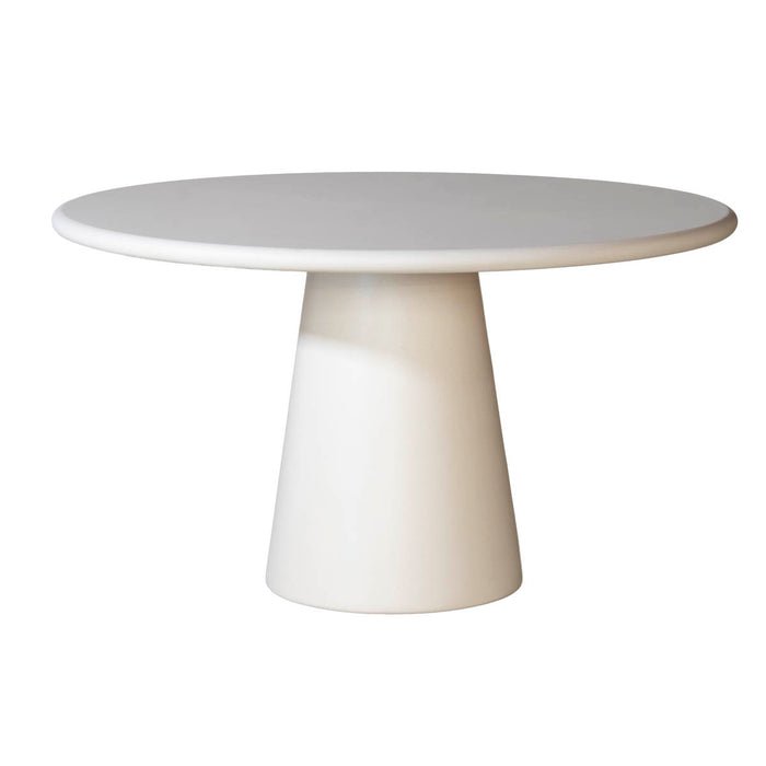 DÉJA Living - Eettafel Rond - Beige Eco Composiet - 130cm - Brunn