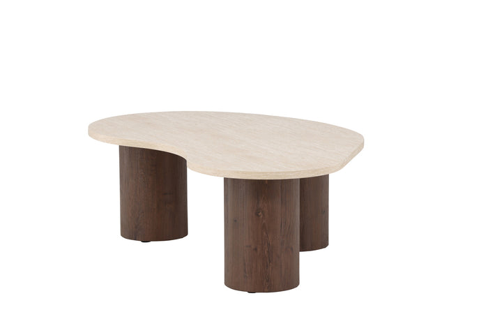 Fjôrd - Salontafel Organisch - Beige MDF - 130x78x40cm - Megg