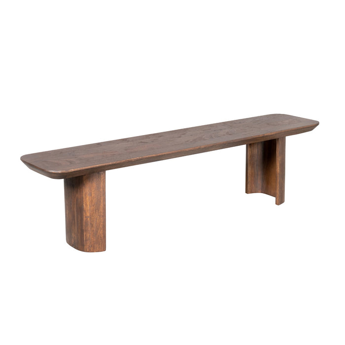 StarFurn - Eetkamerbank Bruin Hout - 180x38x45cm - Maré