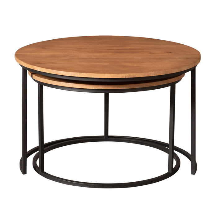 StarFurn - Salontafel Madison Naturel 70cm Set van 2