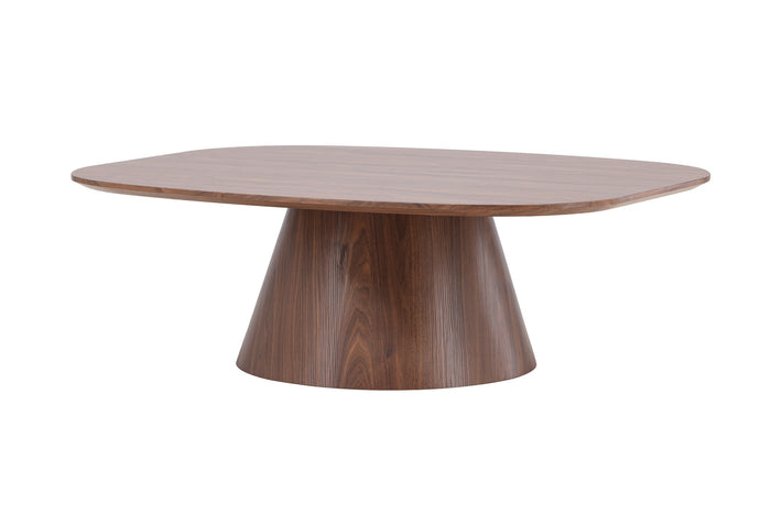 Fjôrd - Salontafel Deens Ovaal - Donkerbruin - 120cm - Lanzo