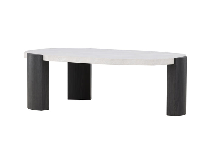 Fjôrd - Salontafel Organisch - Beige MDF - 125x71x40cm - Kres