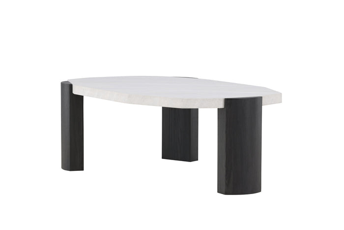 Fjôrd - Salontafel Organisch - Beige MDF - 125x71x40cm - Kres