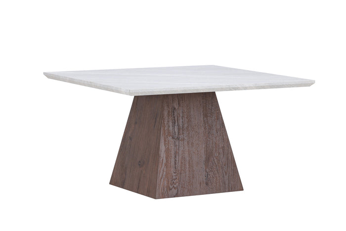 Fjôrd - Salontafel Vierkant - Lichtgrijs - 80x80x45cm - Cael