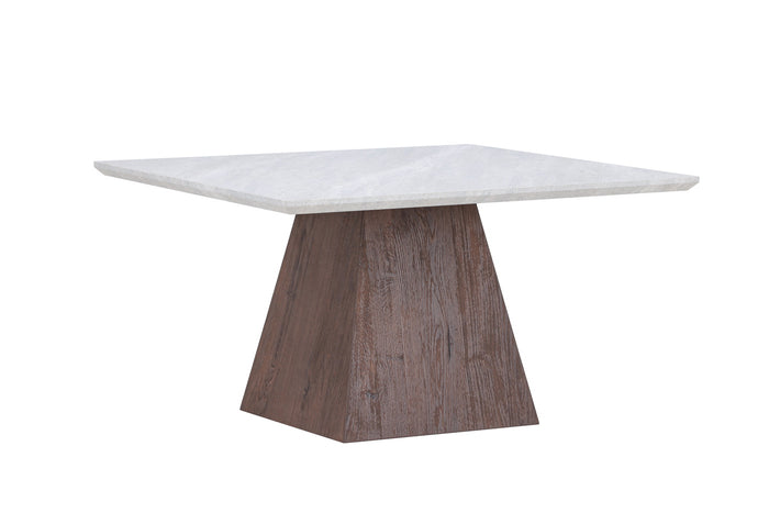 Fjôrd - Salontafel Vierkant - Lichtgrijs - 80x80x45cm - Cael